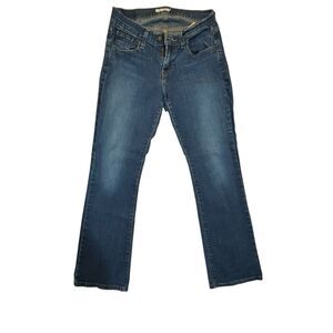 Levi's Jeans Women's 8M Blue 529‎ Curvy Bootcut Mid Rise Stretch Denim Y2K
